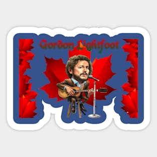 gordon lightfoot canada Sticker